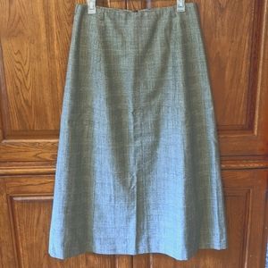 A Line Winter Tartan Skirt